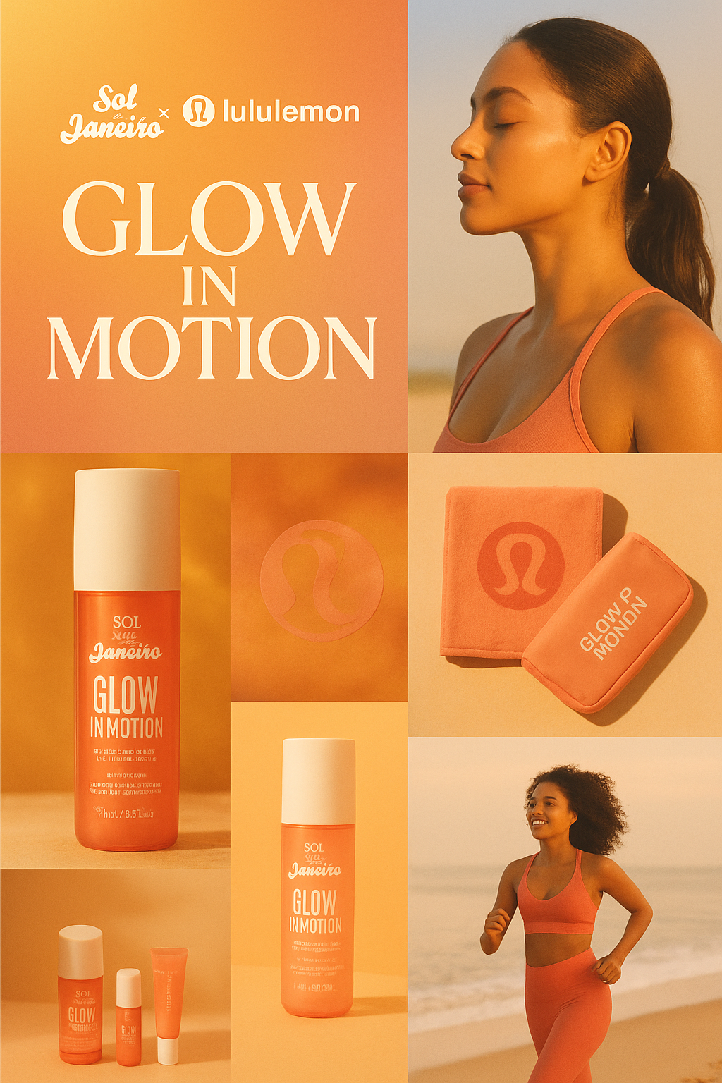 Glow In Motion campaign poster